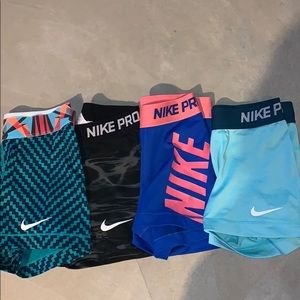 4 Different Nike Pro Spandex